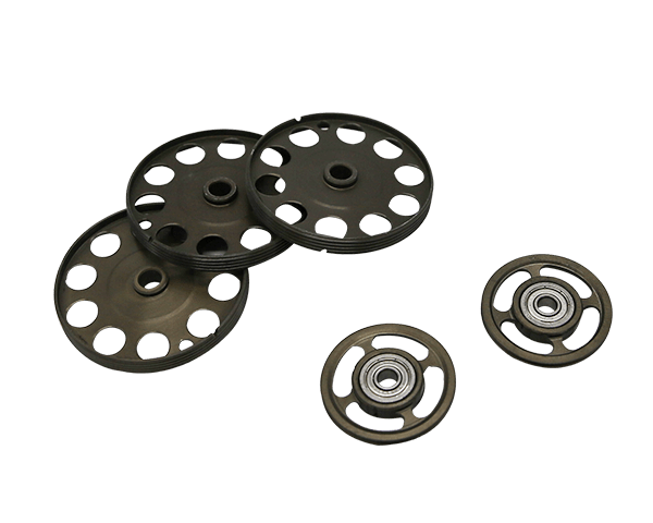 Motor wire wheel, passive wheel